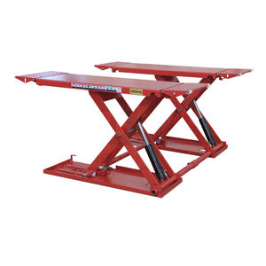 رافعة سيارة هيدروليكية صغيرة قابلة للنقل في منتصف الارتفاع-دورات رفع سعة أسطوانة مزدوجة للمحرك - Product Image 1