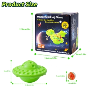 NUEVO Juego de Apilamiento de Mármol, Disco Volador, Juego de Equilibrio Intelectual para Niños y Adultos, Venta al por Mayor para Juego Multijugador - Product Image 3