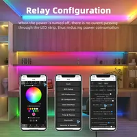 Controlador LED DOMRAEM DOM-WLE-RC005 USB-C WLED ESP8266/ESP32 para Tiras RGB, Fusible de 16A, 0.5W en Espera, Control por Voz, Control Remoto de 30m
