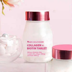 Collagen + Biotin Tablet lâm sàng đã được chứng minh thành phần để tăng cường tóc, da và móng tay với nuốt dễ dàng - Product Image 1
