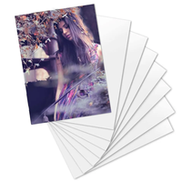 Feuille d'aluminium brillante simple face pour impression photo personnalisée sur plaque métallique
