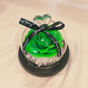 Rose Vere Conservate in Cupola di Vetro - <span class=keywords><strong>Regalo</strong></span> Eterno per Mamma, Moglie, Fidanzata, San Valentino, Pasqua, <span class=keywords><strong>Natale</strong></span>, Compleanno - Product Image 3