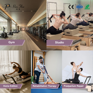 Aluminio portátil hogar amor Pilates cama blanca Pilates Reformer máquina Pilates cama Yoga gimnasio cama comercial aluminio Reformer - Product Image 3