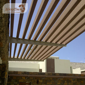 Pérgola <span class=keywords><strong>de</strong></span> Diseño Moderno MexyTech para Exteriores, Toldo para Terraza Delantera, Adosada a la Casa, <span class=keywords><strong>de</strong></span> <span class=keywords><strong>Madera</strong></span> Compuesta WPC - Product Image 3