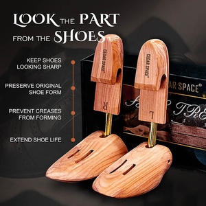 Albero <span class=keywords><strong>per</strong></span> <span class=keywords><strong>scarpe</strong></span> in cedro di alta qualità con tacco largo e Shaper <span class=keywords><strong>per</strong></span> <span class=keywords><strong>scarpe</strong></span> in legno con punta divisa regolabile - Product Image 5