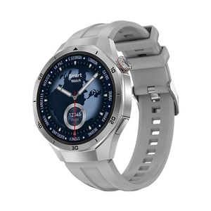 2025 New Men Sports Smartwatch 1.46" Round Screen 3D Menu Display 4GB Large Memory Double Strap <b>Waterproof</b> Smart Watch DT5 Pro - Product Image 1