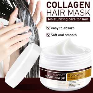 Masque capillaire au collagène hydratant pour cheveux colorés, secs et fins 100g – Usage professionnel et domestique - Product Image 2