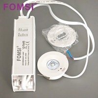 FOMSI 3 Stunden Betriebsdauer SMD 2W 127LM LED Notfall-Downlight 3,2V 1500mAh LiFePO4 Akku Einbaumontage Feuer-Notbeleuchtung