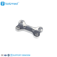 Implants orthopédiques vétérinaires TOOLMED, vis chirurgicales en acier inoxydable, plaque de type X de 2,7 mm (coupable)
