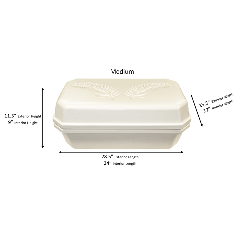 High Standard Modern Solid Color Plastic Eco-Friendly Biodegradable Pet Urn Coffin | Fangfei Intelli