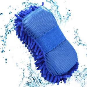 Chiffon de lavage de voiture doux en gros, éponge en chenille en microfibre ultra-fine, éponge de lavage de voiture qui ne endommage pas la peinture de la voiture - Product Image 3