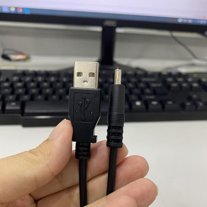 Câble d'alimentation USB 2.0 5V DC personnalisé, USB Type-A Type-H, conducteur plaqué or, gaine en PVC, blindage en feuille pour moniteur d'ordinateur - Product Image 3