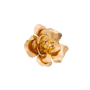 เข็มกลัดดอกกุหลาบชุบทองคำแท้ ดีไซน์หรูหรา สำหรับผู้หญิง งานแต่งงาน งานหมั้น ของขวัญ ออกแบบพิเศษ - Product Image 2