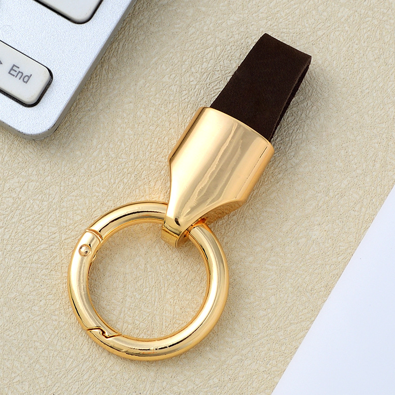 Bague marron + or