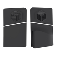 Coque de refroidissement fendue pour Playstation 5 PS5 UHD coque de Console coque de dissipation thermique coque de plaque couverture ABS noir