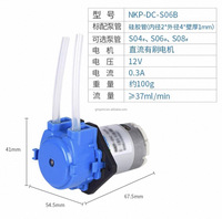 Nouvelle pompe péristaltique miniature Kamoer NKP 24V DC 12V/24V 10-60ml/min NKP-DC 5W pour imprimante jet d'encre à solvant écologique, utilisation continue