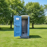 Toilettes portables en plastique HDPE à réservoir encastré, design moderne, pour cabine mobile, usage extérieur, vente directe par les fabricants