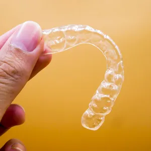 2024 Unique Adult Invisible Teeth Straightener Clear TPU Plastic Dental Coping Sheet Teeth Aligners For Orthodontic