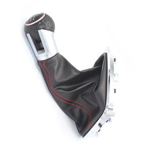 Palanca de Cambios Manual de 5 y 6 Velocidades con Funda de Cuero para Volkswagen VW <span class=keywords><strong>Golf</strong></span> <span class=keywords><strong>7</strong></span> MK7 VII GTI GTD 2013-2018 - Product Image 6