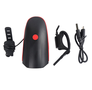 Vendita calda USB Ricaricabile Altoparlante Touch Interruttore Della <span class=keywords><strong>Luce</strong></span> Della Bicicletta Impermeabile Della Bici Della <span class=keywords><strong>Luce</strong></span> Anteriore Della Bicicletta Della <span class=keywords><strong>Luce</strong></span> del Corno - Product Image 2