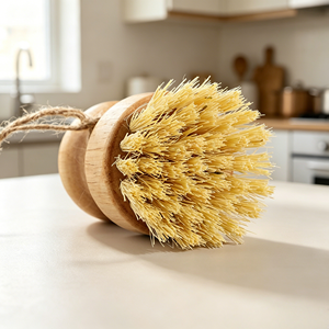 Cepillo de madera de bambú para lavar platos, cepillo de cocina para fregar, cepillo <span class=keywords><strong>pequeño</strong></span> personalizado para limpiar ollas, herramientas de limpieza del hogar - Product Image 3