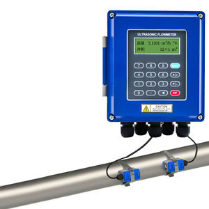 Tuf-2000h Digital Ultrasonic Flowmeter para Pasta De Água Ultrasonic Flow Sensor Braçadeira na Parede Montada Tipo Ultrasonic Flow Meter - Product Image 6