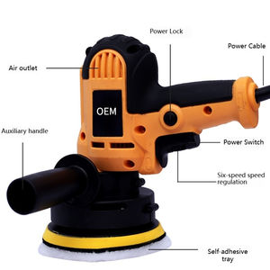 Lucidatrice Industriale, Macchina per Lucidatura e Levigatura, Lucidatrice Elettrica Portatile per Auto, Fai-da-Te - Product Image 4