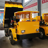 Véhicule de service souterrain Machines minières Camion à benne basculante Camion à scories pour l'exploitation minière souterraine Mini camion à benne basculante articulé