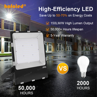 Luz de Inundación LED Hofoled 200W 300W 500W 1000W 2000W Súper Brillante de Alto Lumen 150LM/W para Estadios y Canchas de Tenis, Reflector LED Resistente al Agua