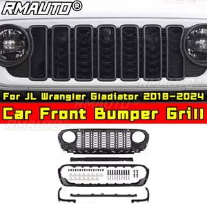 Parrilla Delantera para Auto, Parrilla Deportiva, Rejilla Frontal para JL Wrangler Gladiator 2018-2024, Kit de Carrocería, Accesorios para Auto - Product Image 2