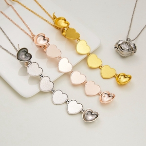 <span class=keywords><strong>Collier</strong></span> pendentif en forme de cœur ouvert avec ailes d'ange en or, cadeau <span class=keywords><strong>pour</strong></span> femme, vente en gros, <span class=keywords><strong>pour</strong></span> petite amie - Product Image 5