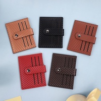 Dompet Kartu Nama Trendi Pria Wanita Bahan PU, Dompet Koin, Solusi Penyimpanan Serbaguna untuk Kebutuhan Sehari-hari