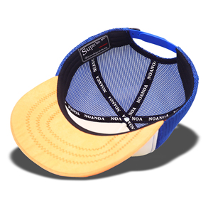 Gorra de malla tipo trucker con logotipo personalizado de alta calidad de Tcap China, bordado plano en espuma. - Product Image 6