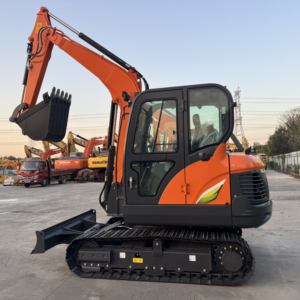 รถขุดรถขุดดินขนาดเล็กน้ำหนักในการดำเนินงาน6ตัน8ตันรถขุดตีนตะขาบขนาดเล็ก - Product Image 3