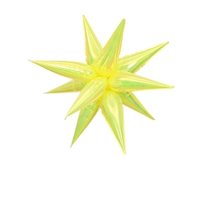 Palloncino in Foil a Forma di Stella Esplosiva 4D Iridescente Blu Giallo <span class=keywords><strong>Lilla</strong></span> Viola 26 Pollici Nuovo Design per Decorazioni Festa di Compleanno - Product Image 2