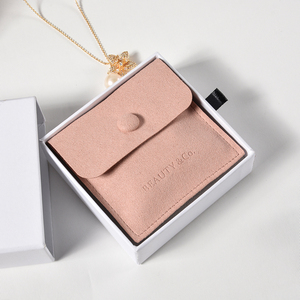 กระเป๋าใส่เครื่องประดับสีชมพูสำหรับต่างหู แหวน กำไล สร้อยคอ - Product Image 6