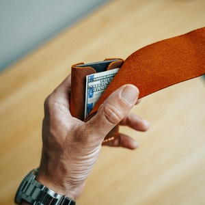 Boshiho Mini <b>Card</b> <b>Holder</b> Smart <b>Wallet</b> Folded Designer <b>Wallet</b> Fashion Genuine Purse Young Design <b>Wallet</b> - Product Image 2