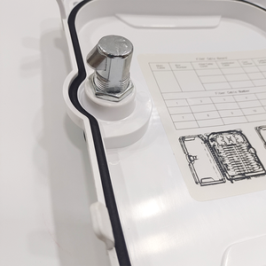 12-core không thấm nước Trắng/Đen ABS Chất liệu FTTH sợi quang hộp phân phối <span class=keywords><strong>FDB</strong></span> ODP thiết bị đầu cuối với SC/APC cổng Bảo hành 5 năm - Product Image 4