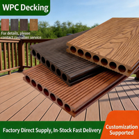 Plancher en bois composite pour extérieur, terrasse, cour, deuxième génération, co-extrusion, grain de bois, gaufrage 3D, anti-corrosion, parc