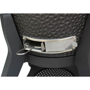 56cm tinggi parut lembab engsel <span class=keywords><strong>Kamado</strong></span> memperpanjang bentuk telur keramik luar ruangan <span class=keywords><strong>BBQ</strong></span> arang <span class=keywords><strong>Grill</strong></span> dengan penyimpanan keranjang untuk pesta berkemah - Product Image 6