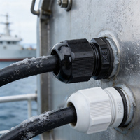 JIAF Métal Nylon Série M M8 M10 M12 M16 Raccord de câble métrique IP68 Étanche Presse-étoupe en plastique Installations électriques