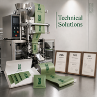 Sachets d'emballage de café imprimés sur mesure de haute qualité, à oreilles de suspension, jetables, thermoscellables, pour café filtre