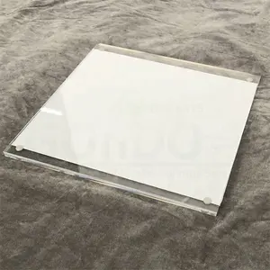Acrylic Photo Picture Frame with Magnetics, laying flat on the table