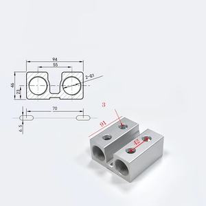1/8 "1/4" 1/2 "BSP Женский 2 3 4 5 6 направлений 4-8 портов цельный алюминиевый коллекторный блок сплиттер Пневматический фитинг воздушный компрессор - Product Image 6