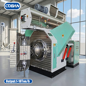 Usine de fabrication d'aliments pour poussins de chair 1-18T/H, moulin à <span class=keywords><strong>granulés</strong></span> à matrice annulaire pour aliments pour poules pondeuses, porcs, canards ou poissons - Product Image 1
