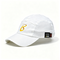 Gorra Deportiva Unisex Ligera de 6 Paneles con Malla y Ventilación Cortada con Láser de Secado Rápido
