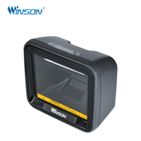 Nouveau lecteur de codes 2D de bureau, lecture automatique continue de codes 1D, 2D et QR, scanner de codes-barres omnidirectionnel pour paiement en magasin