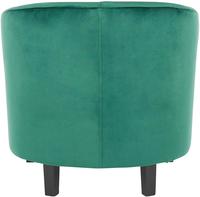 Meubles d'intérieur modernes, velours, velours, vert émeraude, canapé simple rembourré