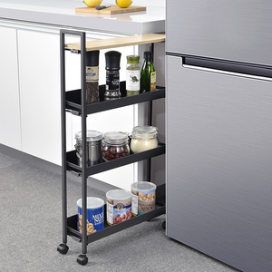 <span class=keywords><strong>Chariot</strong></span> de rangement <span class=keywords><strong>professionnel</strong></span> en métal fin pour étagère de garde-manger, organisateur d'artisanat, <span class=keywords><strong>chariot</strong></span> de rangement pour espaces étroits, à prix avantageux - Product Image 4