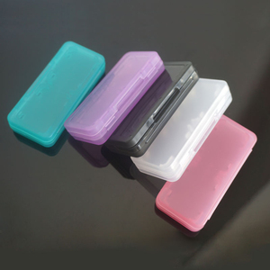Boîte de Protection transparente de stockage de cartouche de jeu Portable couleur 4in1 pour Nintendo <span class=keywords><strong>OLED</strong></span> <span class=keywords><strong>Switch</strong></span> NS Lite organisateur de carte de jeu - Product Image 2